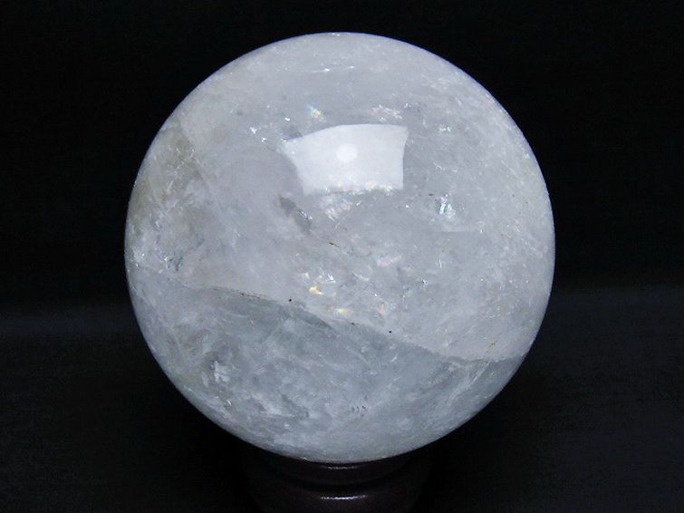 1.6Kg ヒマラヤ水晶 丸玉 110mm [t718-3528] 3枚目