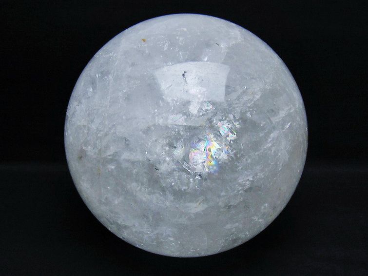 7Kg ヒマラヤ水晶 丸玉 175mm [t718-3563] 1枚目