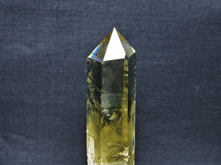 シトリン水晶 六角柱 [t719-4356] 3枚目