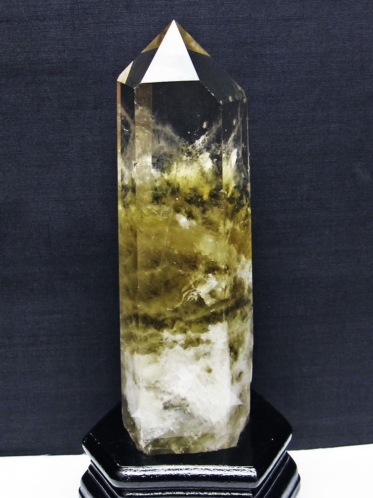 シトリン水晶 六角柱 [t719-4963] 1枚目