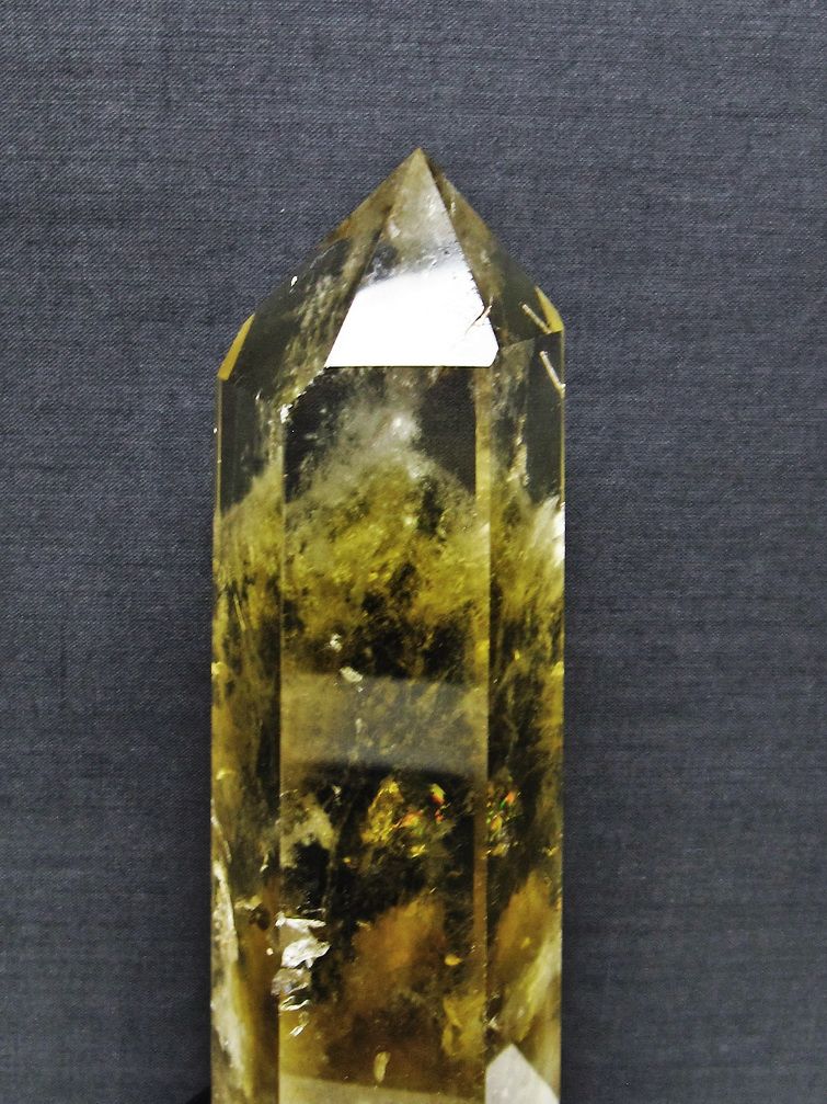シトリン水晶 六角柱 [t719-4964] 2枚目