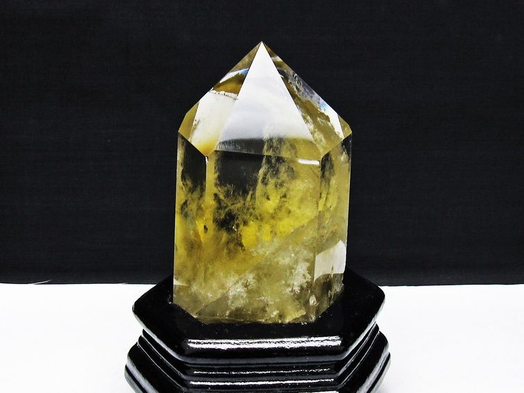 シトリン水晶 六角柱[t719-4976]