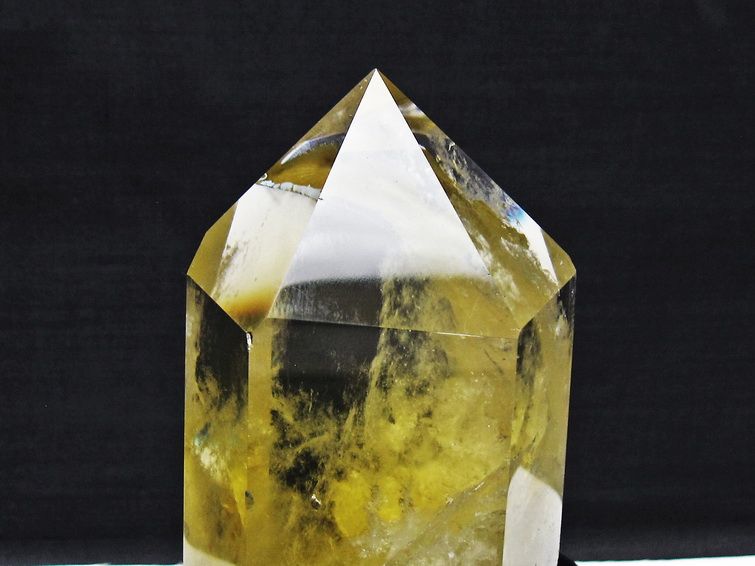 シトリン水晶 六角柱[t719-4976]