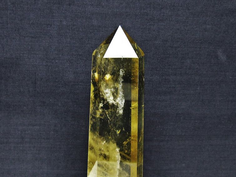 シトリン水晶ファントム 六角柱 [t719-4990] 2枚目