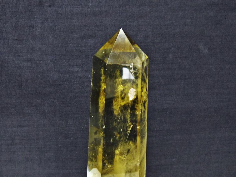 シトリン水晶ファントム 六角柱 [t719-4990] 3枚目