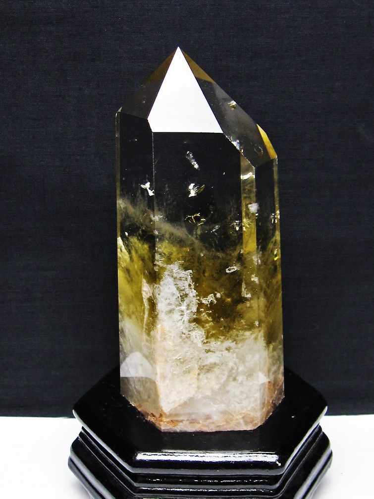 シトリン水晶 六角柱[T719-5023] 1枚目