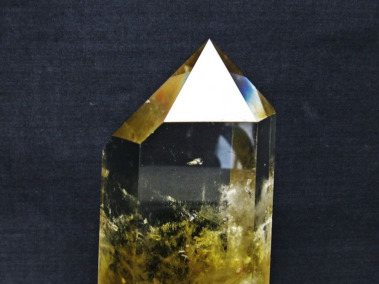 シトリン水晶 六角柱[T719-5023] 3枚目