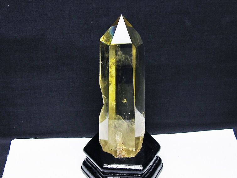 シトリン水晶 六角柱[T719-5028] 1枚目