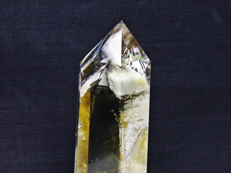虹入り シトリン水晶 六角柱[T719-5031] 3枚目