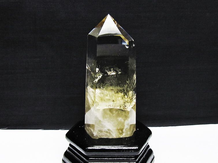 レインボー☆スモーキーシトリン☆ブルーエンジェルラダー六角柱ファントムA1072 レインボー☆スモーキーシトリン☆ブルーエンジェルラダー六角柱