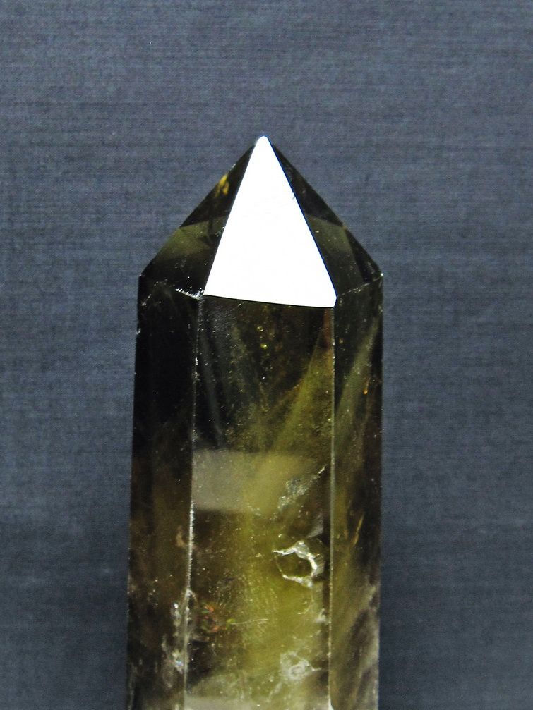 1.1Kg シトリン水晶 六角柱[T719-5055] 2枚目