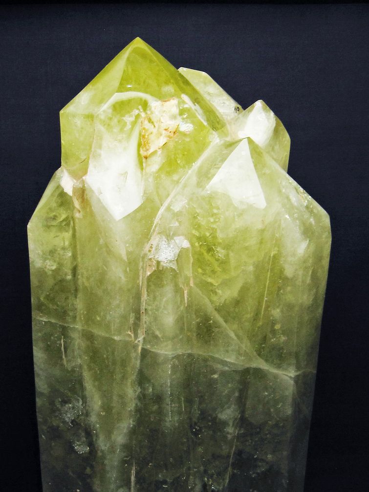 13.5Kg シトリン水晶ダブルポイント同梱不可[T719-5063] 2枚目