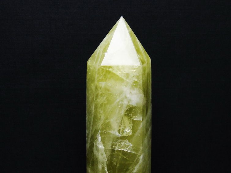 1.4Kg シトリン水晶 六角柱 [t719-5210] 2枚目