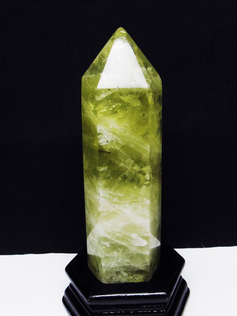 シトリン水晶 六角柱 [t719-5242] 1枚目