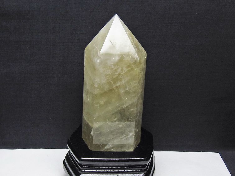 シトリン水晶 六角柱 [t719-5306] 1枚目