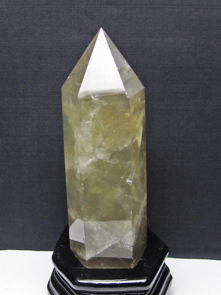 1.1Kg シトリン水晶 六角柱 [t719-5344] 1枚目