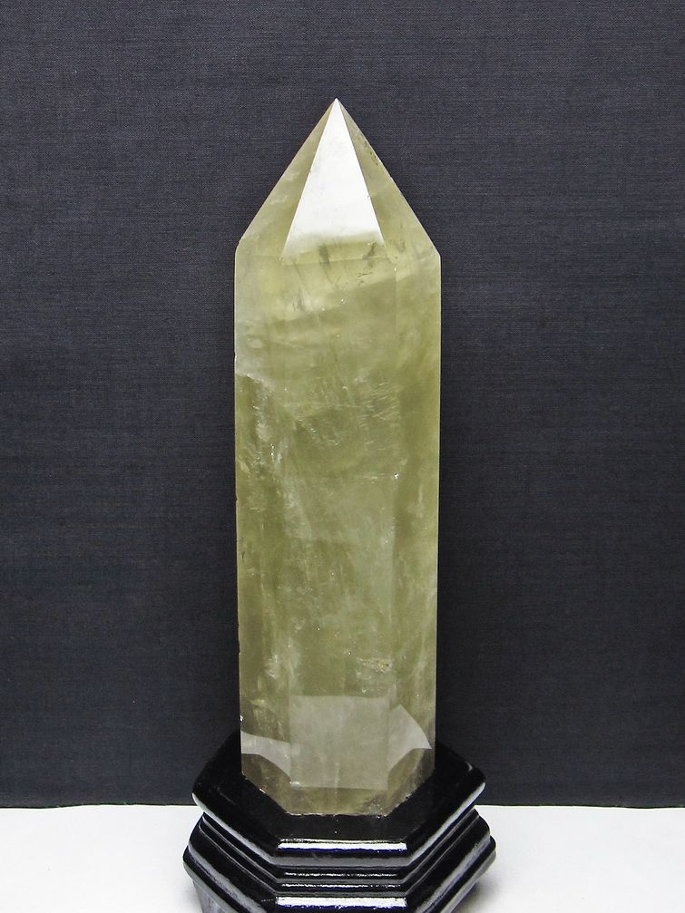 1.4Kg シトリン水晶 六角柱 [t719-5348] 1枚目
