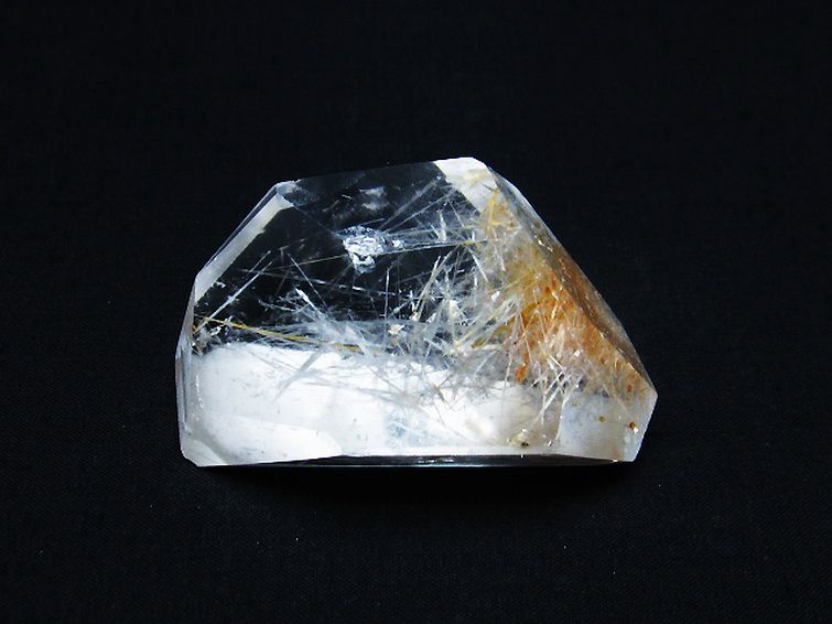 金針ルチル入り 水晶 原石[T72-2428] 1枚目