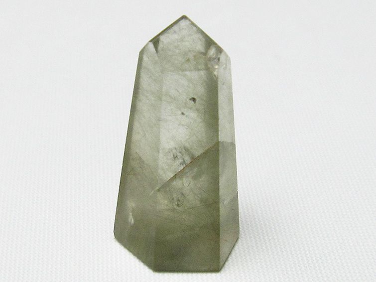 緑ルチル水晶 六角柱[T720-382] 1枚目