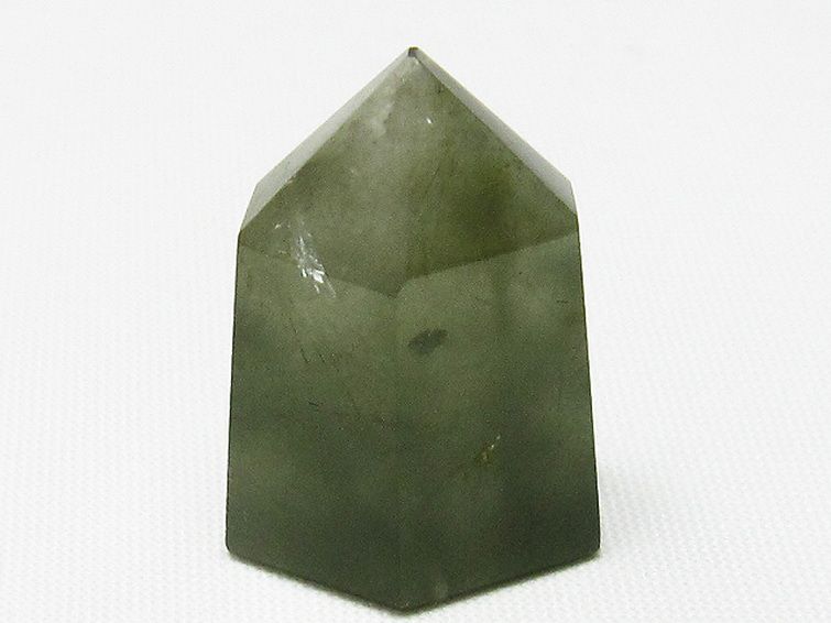緑ルチル水晶 六角柱[T720-387] 1枚目