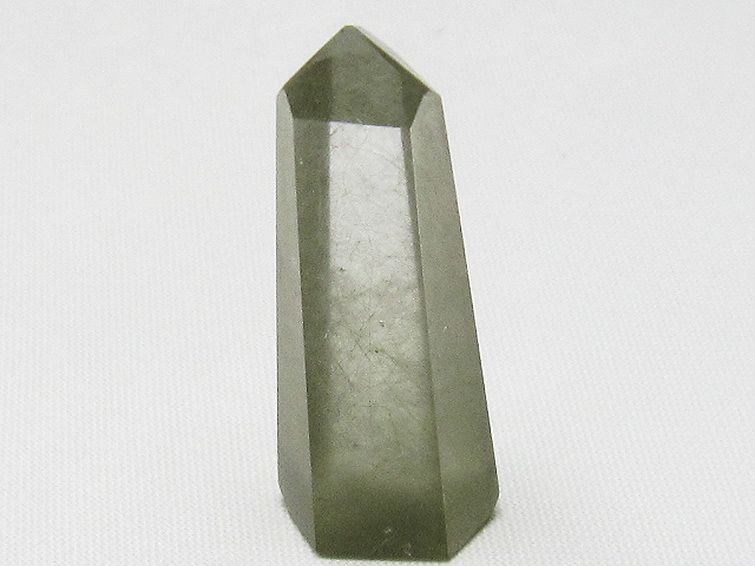 緑ルチル水晶 六角柱[T720-486] 1枚目
