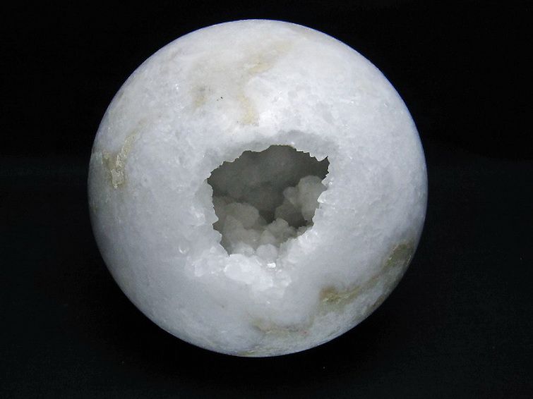 2Kg モロッコ産 水晶 笑口 丸玉 130mm [t722-1004] 1枚目