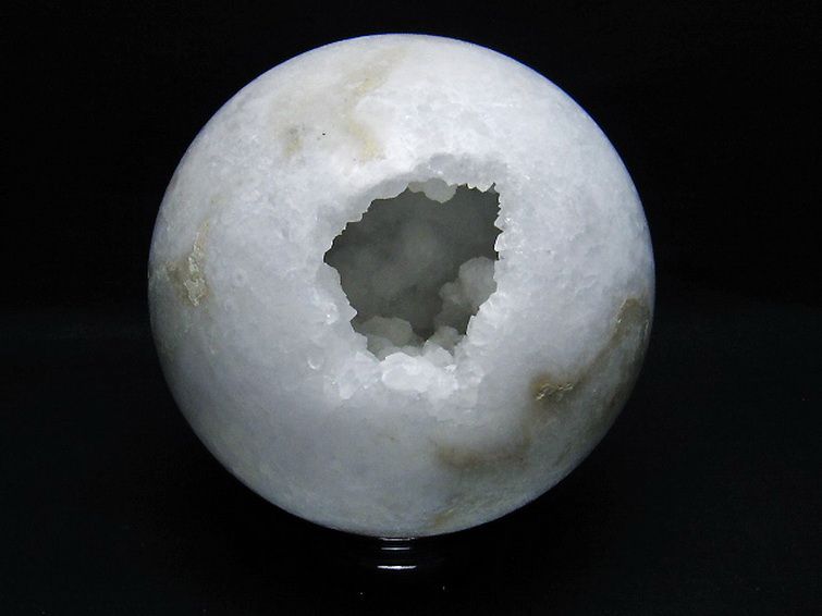 2Kg モロッコ産 水晶 笑口 丸玉 130mm [t722-1004] 3枚目