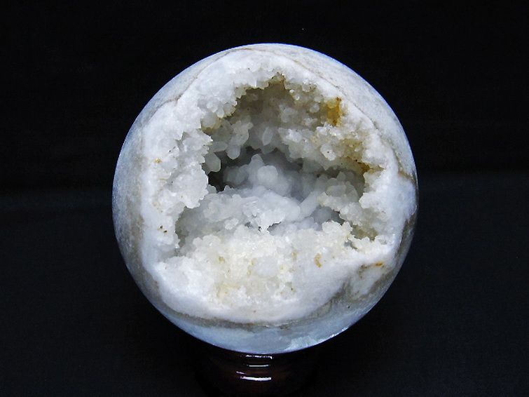 モロッコ産 水晶 笑口 丸玉 94mm [T722-797] 3枚目