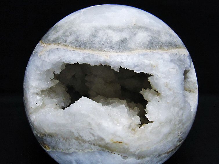 1.5Kg モロッコ産 水晶 笑口 丸玉 124mm [t722-852] 2枚目