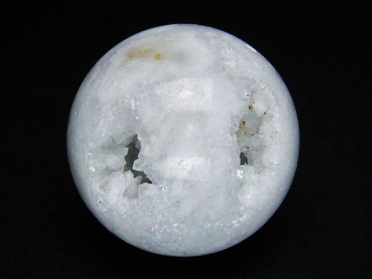 モロッコ産 水晶 笑口 丸玉 59mm [t722-893] 1枚目