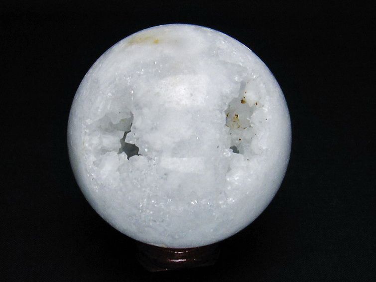 モロッコ産 水晶 笑口 丸玉 59mm [t722-893] 3枚目