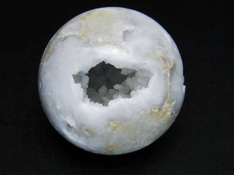 モロッコ産 水晶 笑口 丸玉 53mm [t722-930] 1枚目