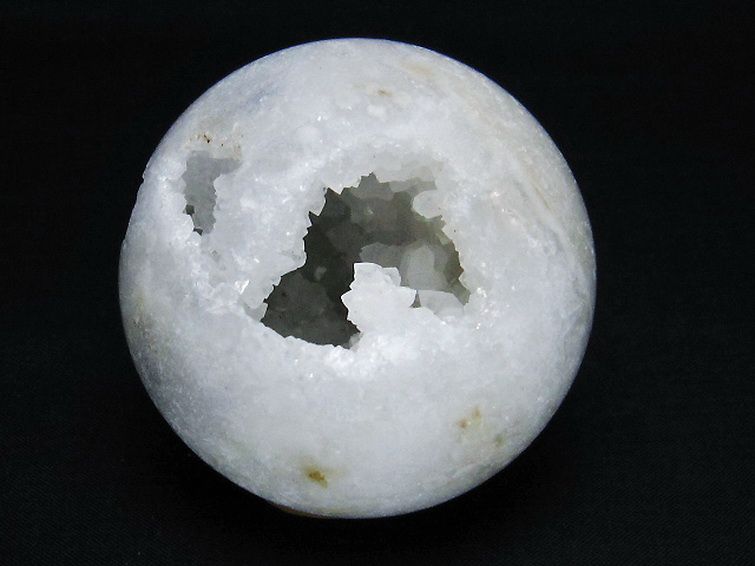 モロッコ産 水晶 笑口 丸玉 64mm [t722-938] 1枚目