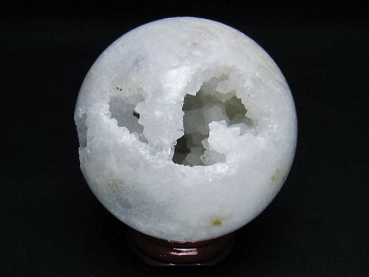 モロッコ産 水晶 笑口 丸玉 64mm [t722-938] 3枚目