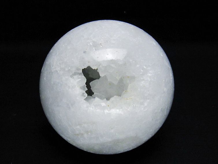 モロッコ産 水晶 笑口 丸玉 85mm [t722-947] 1枚目
