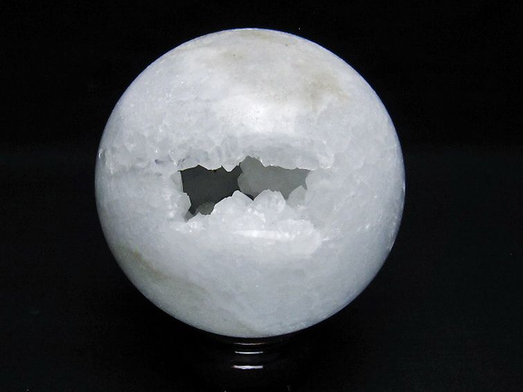 モロッコ産 水晶 笑口 丸玉 85mm [t722-947] 3枚目