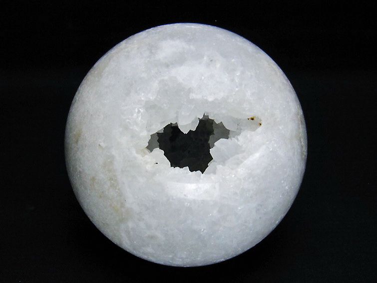 モロッコ産 水晶 笑口 丸玉 89mm [t722-958] 1枚目