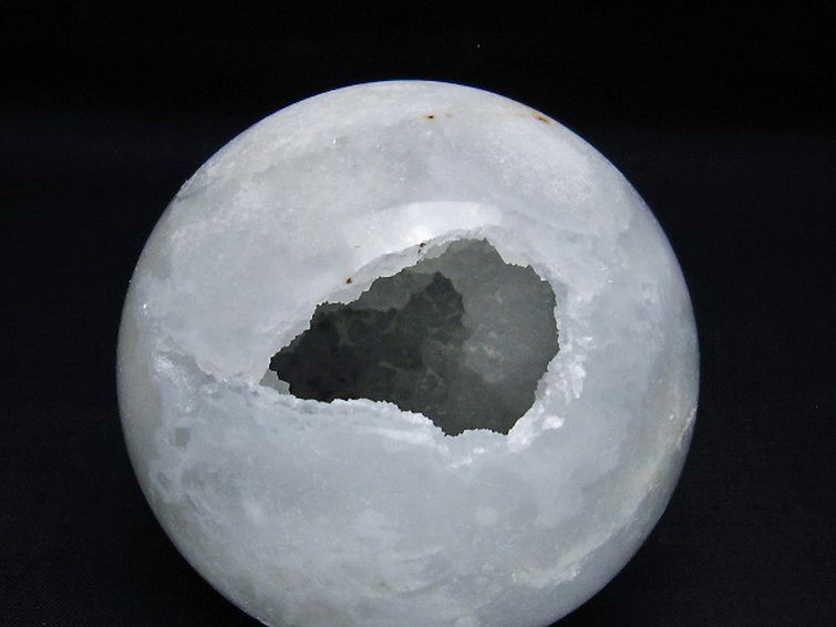 モロッコ産 水晶 笑口 丸玉 80mm [t722-966] 2枚目