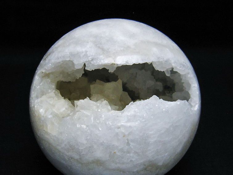 モロッコ産 水晶 笑口 丸玉 86mm [t722-976] 2枚目