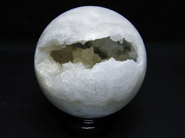 モロッコ産 水晶 笑口 丸玉 86mm [t722-976] 3枚目