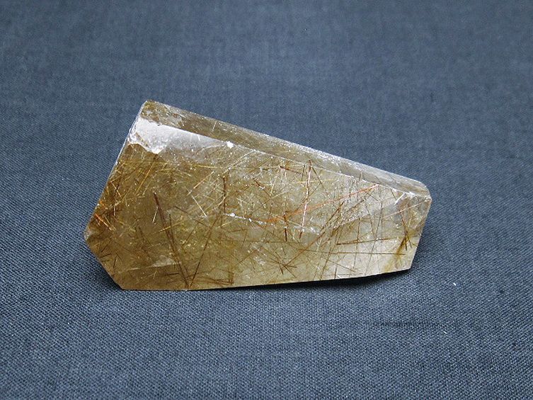 金針ルチル水晶 原石 [t725-2286] 1枚目