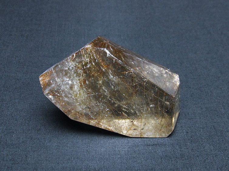 ルチルクォーツ（金針ルチル水晶） 原石[T725-2295] 1枚目