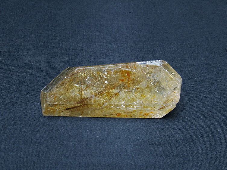 金針ルチル水晶 原石 [t725-2297] 1枚目
