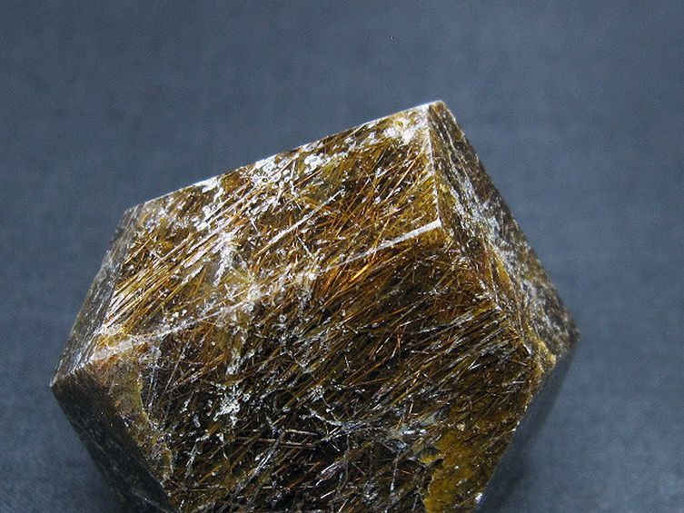 金針ルチル水晶 原石 [t725-2316] 2枚目