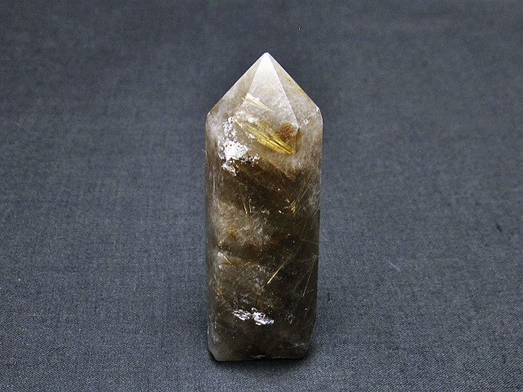 ゴールドタイチンルチル 六角柱[T725-2494] 1枚目