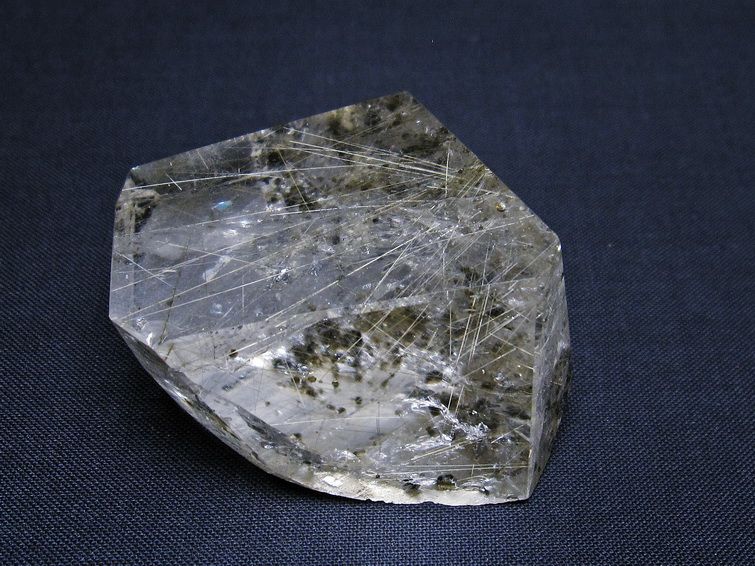 金針ルチル水晶 原石[T725-2663] 3枚目