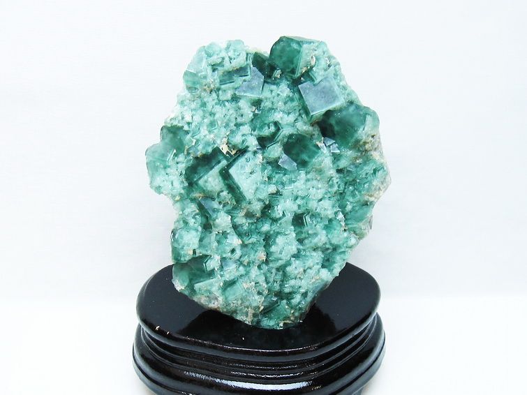 緑フローライト 原石[T726-1737] 1枚目