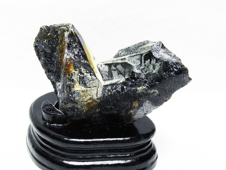 山東省産 モリオン 純天然 黒水晶 原石 [t728-2283] 1枚目