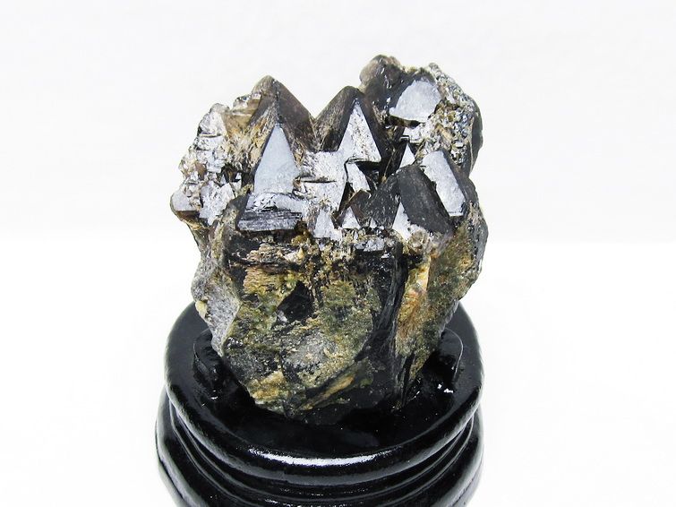 山東省産 モリオン 純天然 黒水晶 クラスター [t728-2284] 1枚目