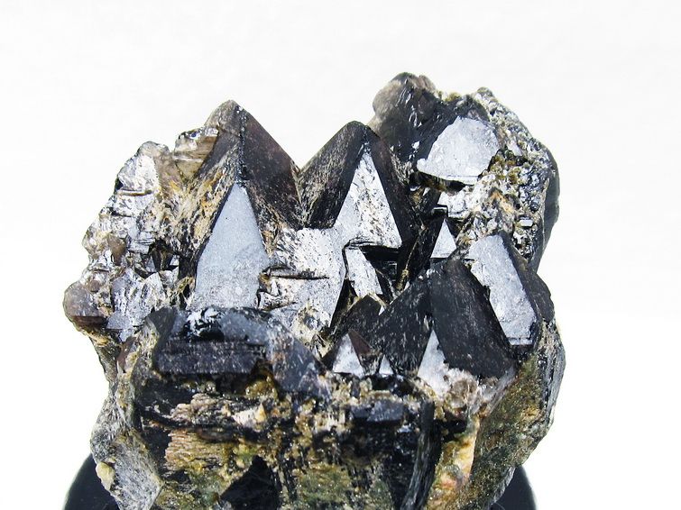 山東省産 モリオン 純天然 黒水晶 クラスター [t728-2284] 2枚目